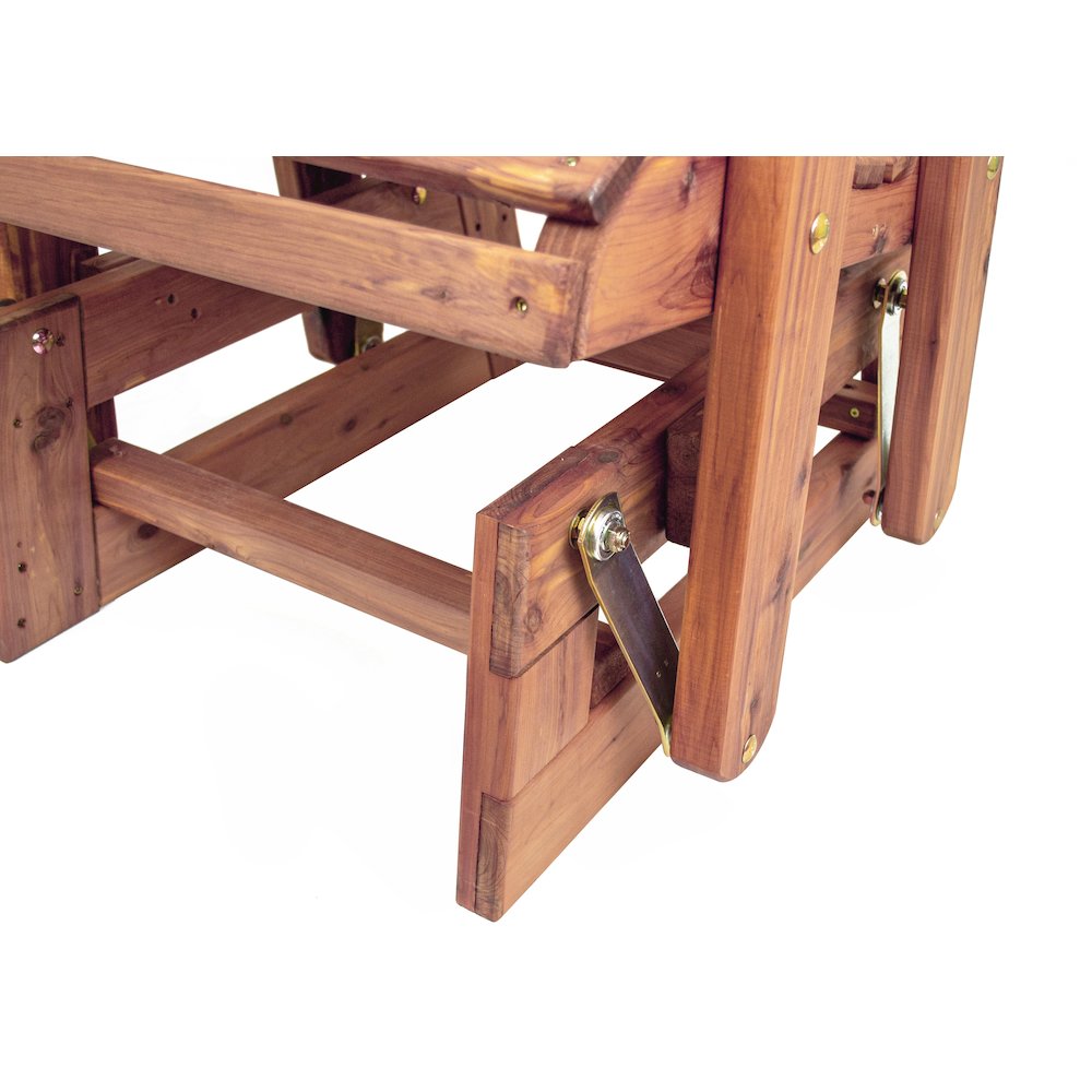 Cedar Adirondack Glider. Picture 11