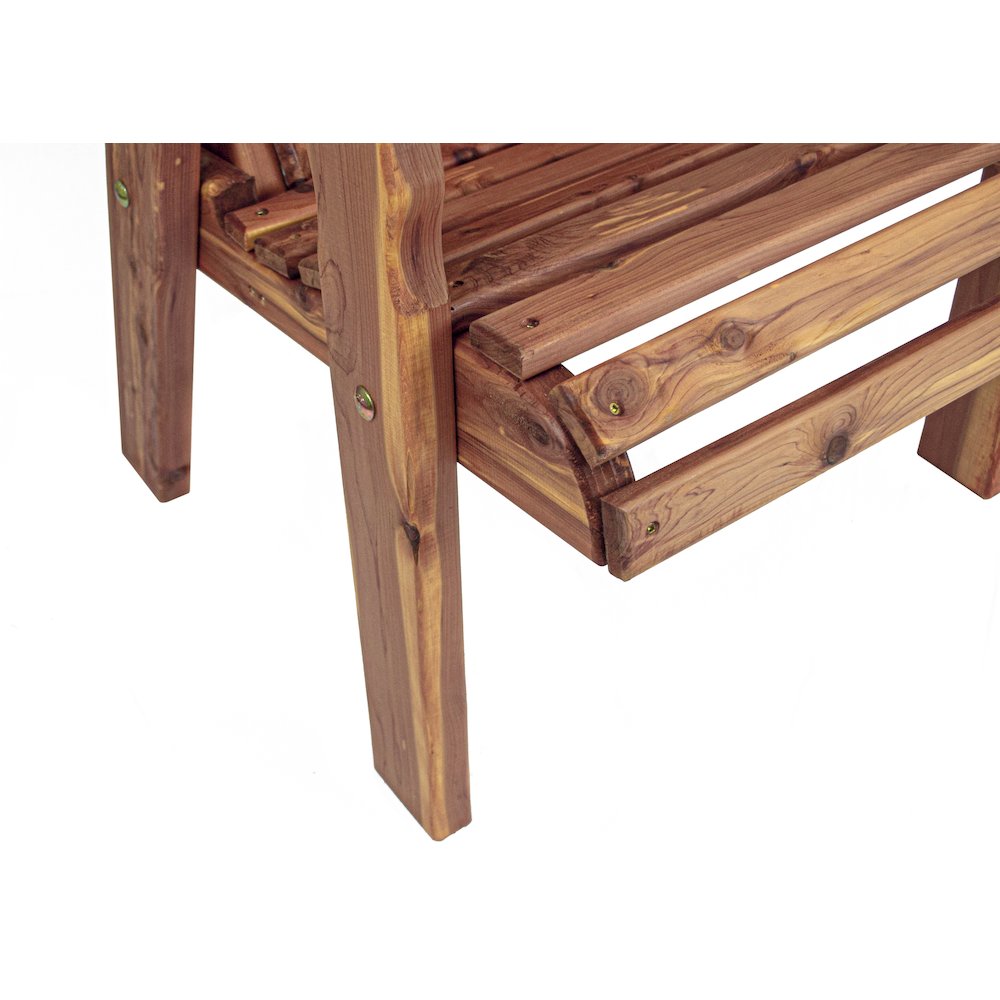 Cedar Adirondack Glider. Picture 9