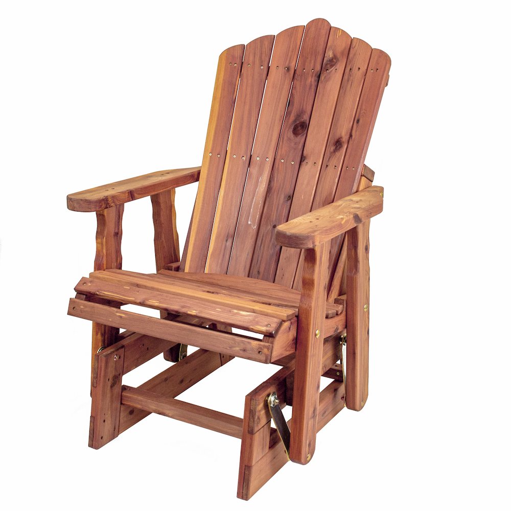 Cedar Adirondack Glider. Picture 10