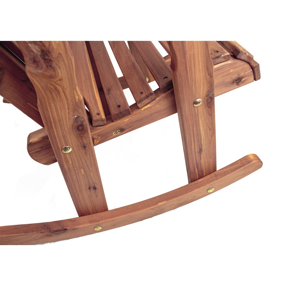 Cedar Adirondack Rocking Chair. Picture 10