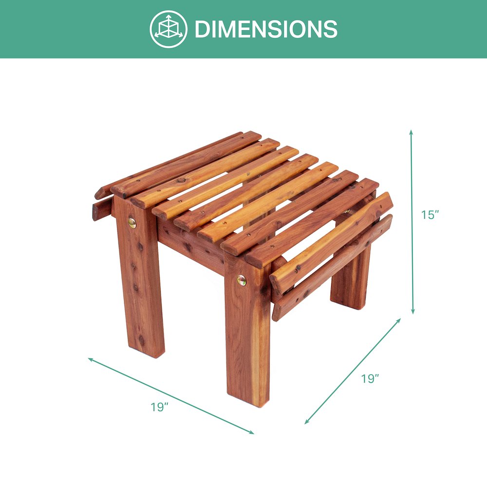 Cedar Stationary Chair. Picture 4