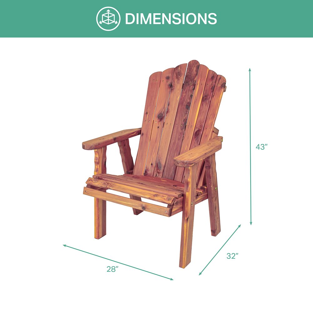 Cedar Stationary Chair. Picture 11