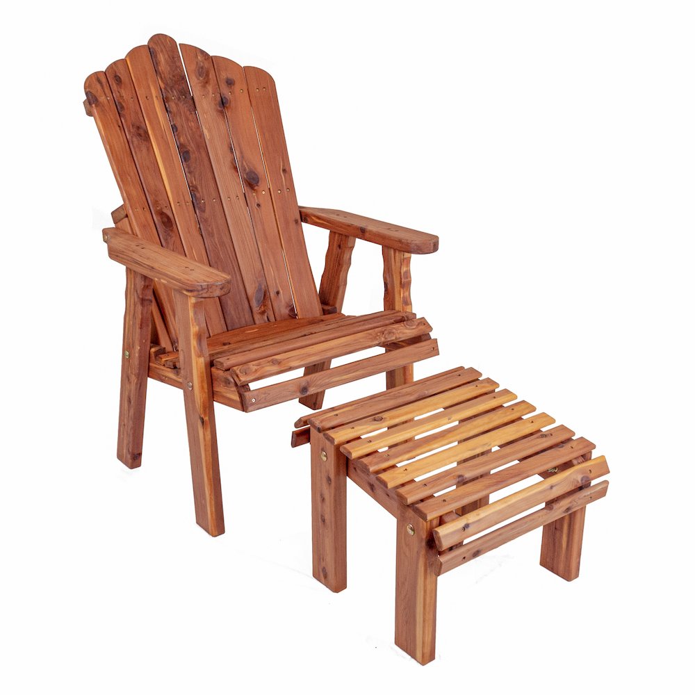 Cedar Stationary Ottoman. Picture 1