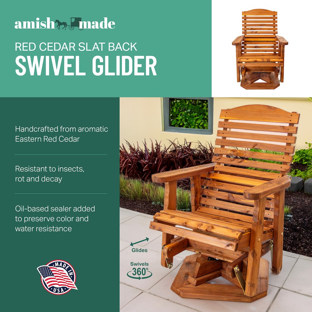 Slat Back Swivel Chair. Picture 5