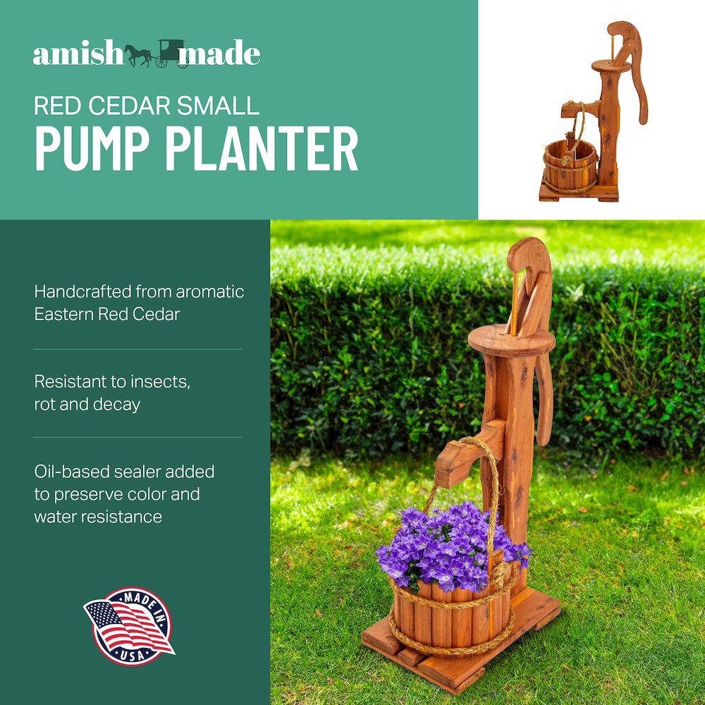 Small Pump Planter. Picture 5