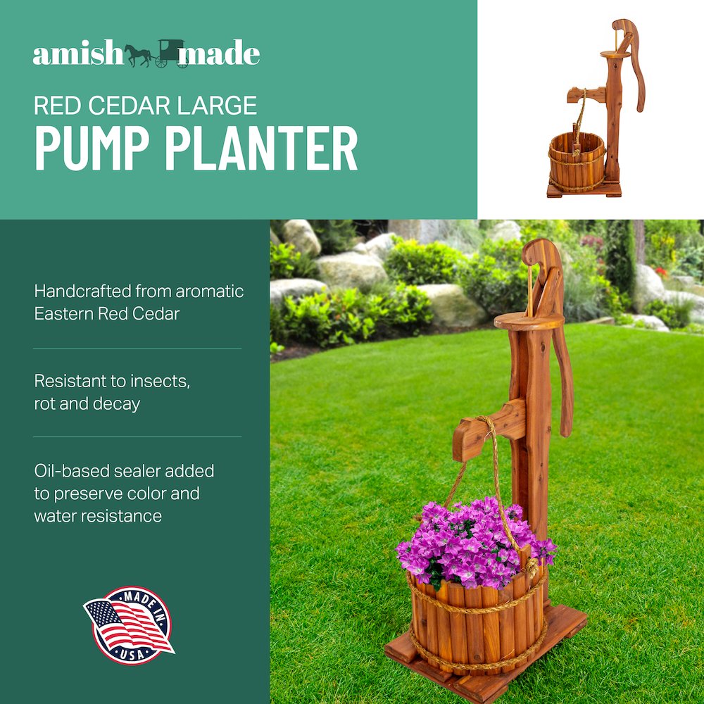 Large Pump Planter. Picture 5