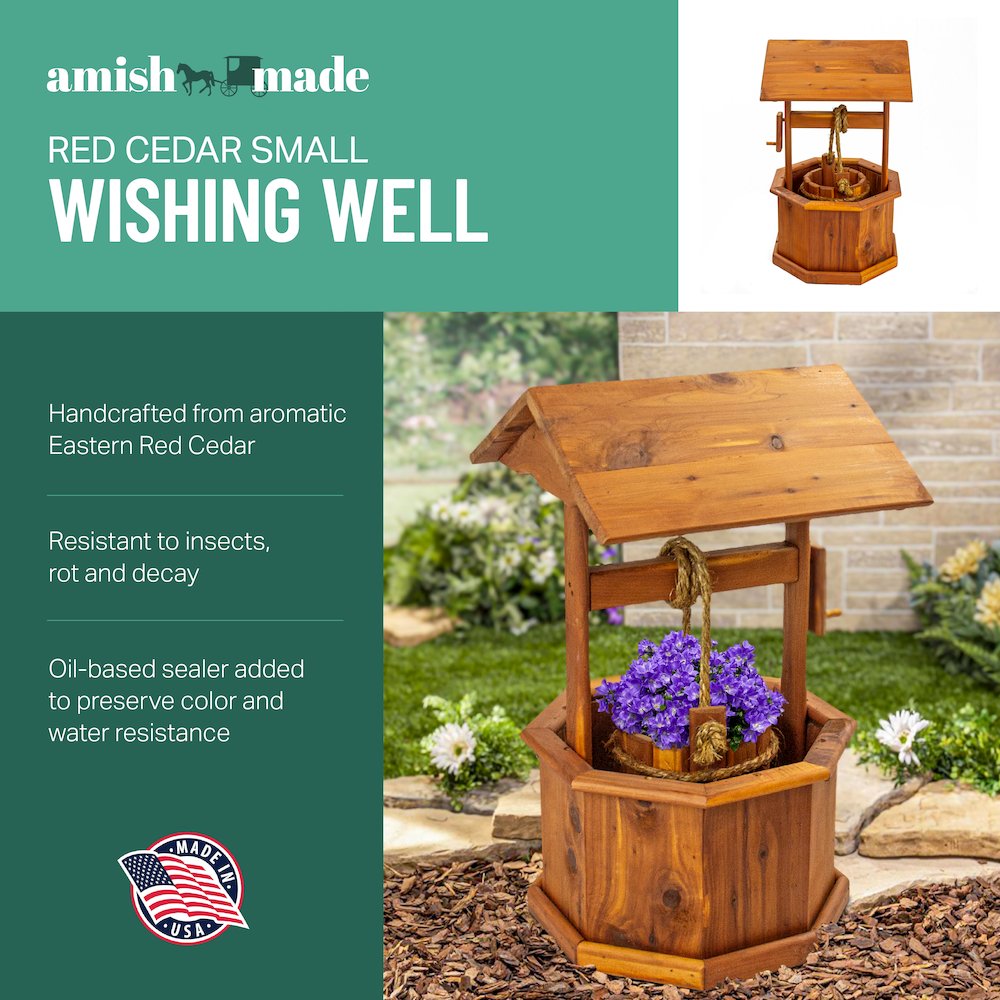 24" Small Wishing Well. Picture 8