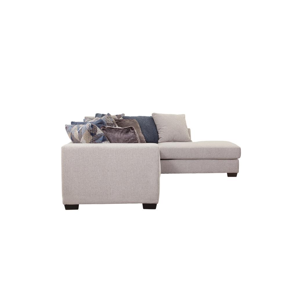 American Furniture L Shaped Sectional Sofa with 9 Loose Back Pillows and 2 Accent Pillows. Picture 4