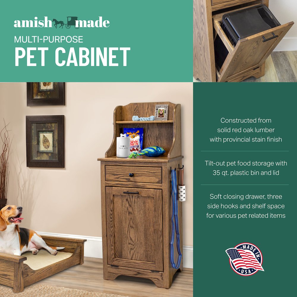 Multi Purpose Pet Cabinet With Tilt Out. Picture 4
