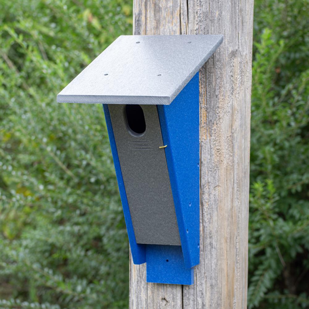 Peterson Blue Bird House Made with High Density Poly Resin. Picture 7