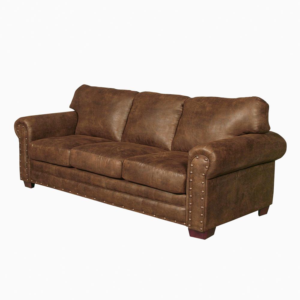 Buckskin Sleeper Sofa. Picture 1