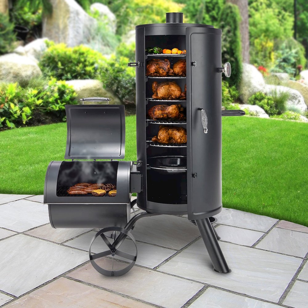 Multi Level Vertical Smoker and Charcoal Grill. Picture 5