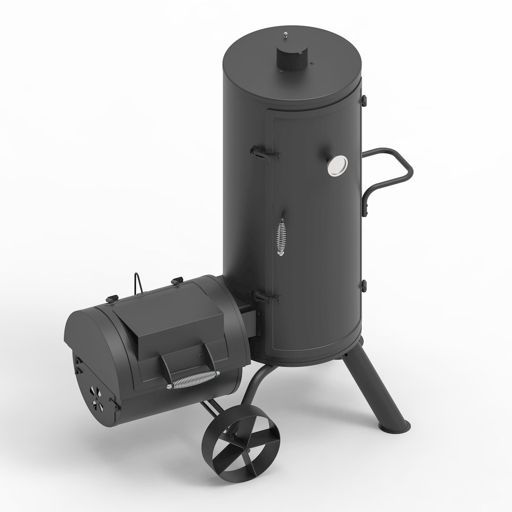 Multi Level Vertical Smoker and Charcoal Grill. Picture 8