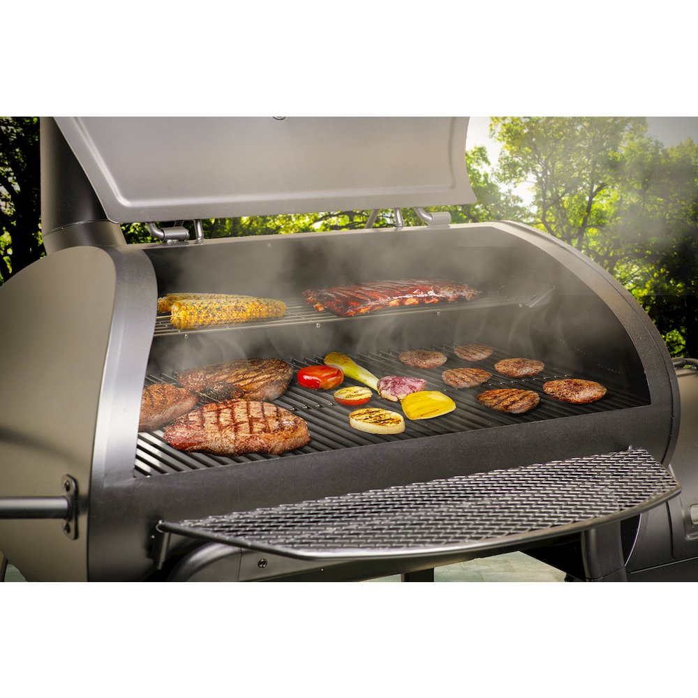Heavy Duty Offset Charcoal Smoker Grill. Picture 7