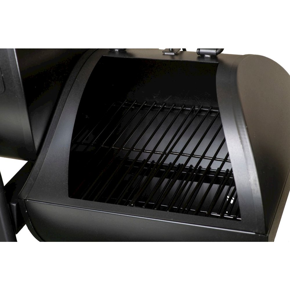 Heavy Duty Offset Charcoal Smoker Grill. Picture 10