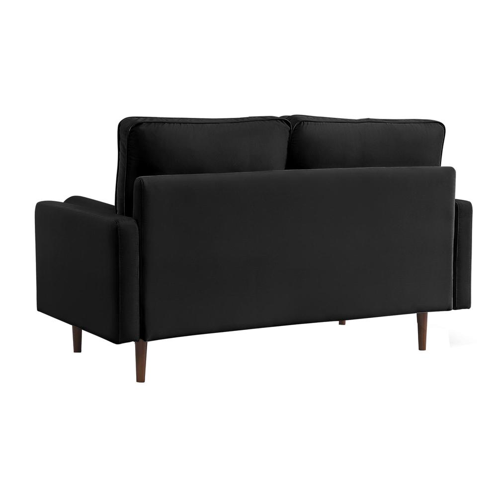 69 Inch Wide Upholstered Two Cushion Sofa with Bolster Pillows. Picture 11