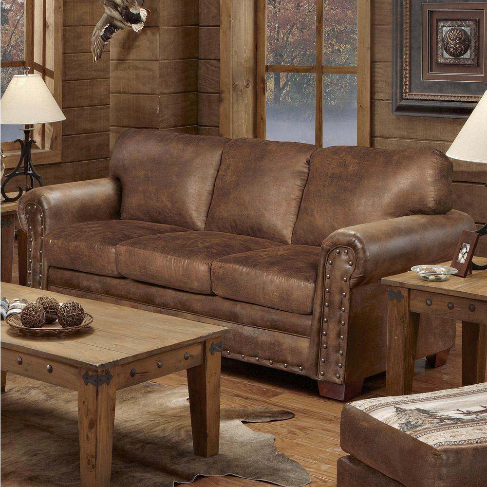 Buckskin Sleeper Sofa. Picture 2