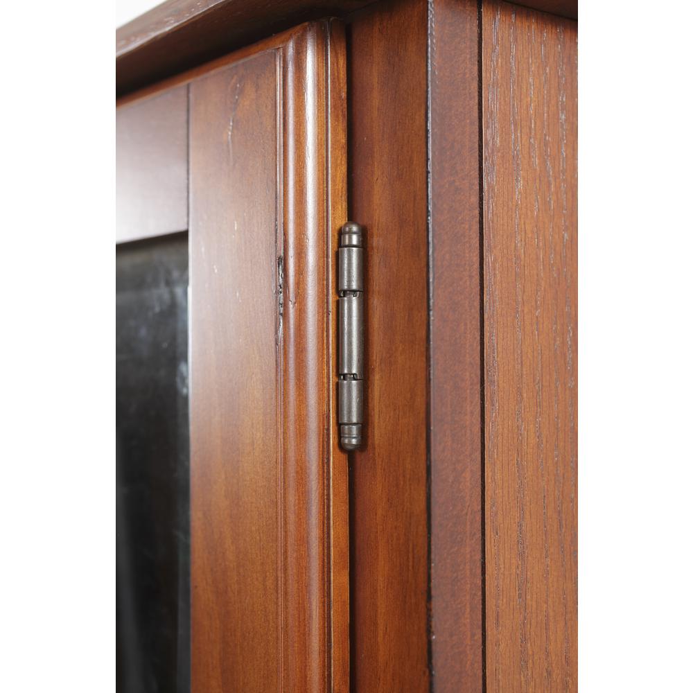600, 8 Gun Cabinet with locking tempered glass door and locking drop down door.. Picture 4