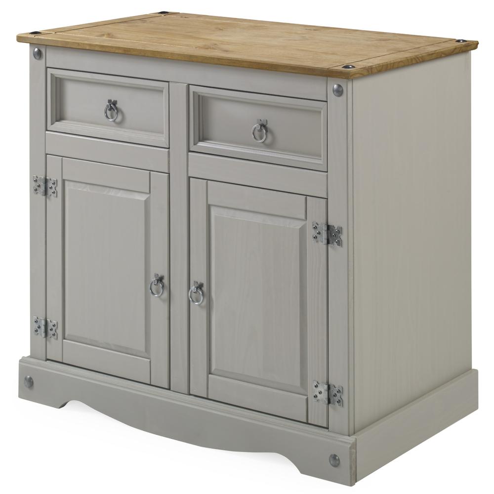 Model COG915 Cottage Series Wood Buffet Sideboard in Corona Gray. Picture 1