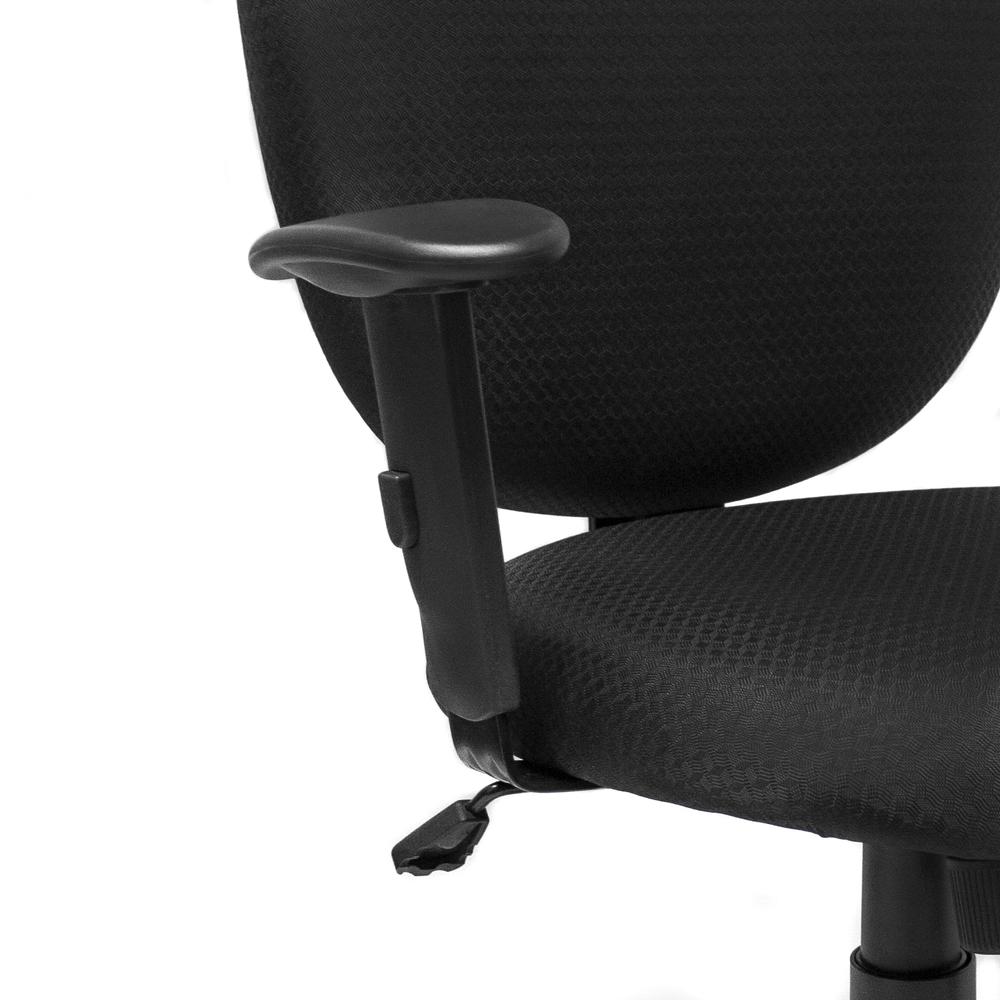 Rolling Task Chair with Adjustable Height and Seat Tilt. Picture 5