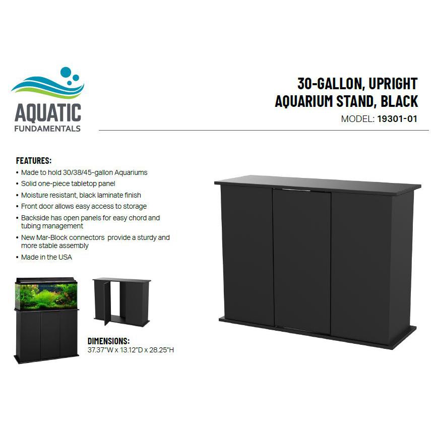 30/45  Gallon Black Upright Aquarium Stand. Picture 8