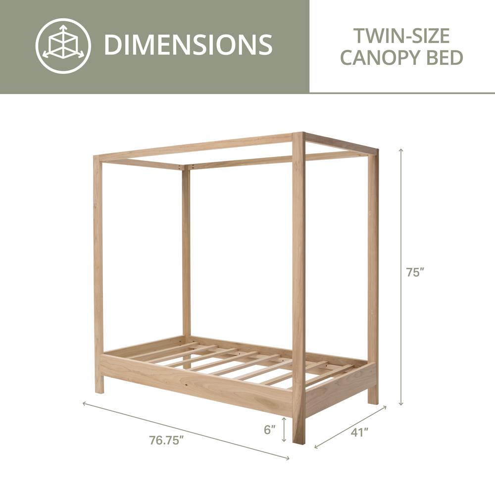 American Furniture Classics Twin Bed with Raised Platform. Picture 3