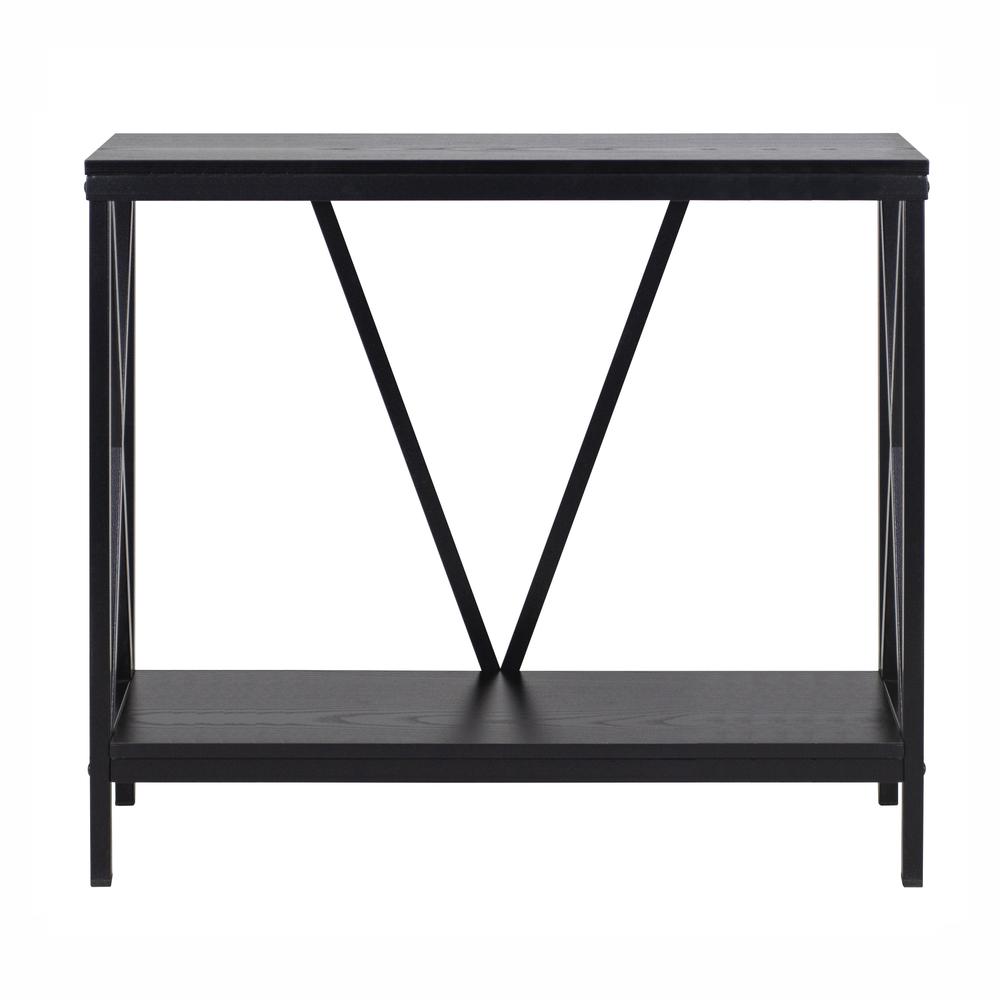 29/37 Gallon Steel X-Frame Aquarium Stand, with lower shelf, Black. Picture 2