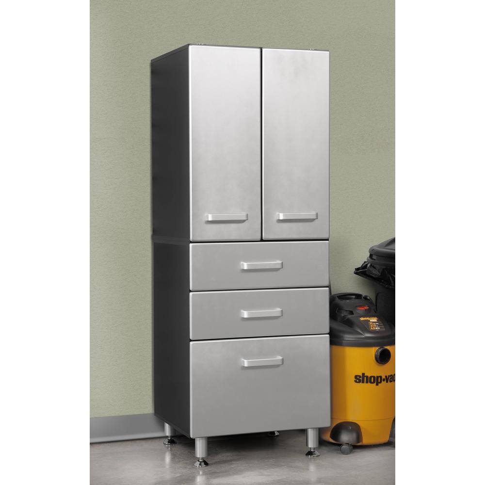 Tuff Stor 24206 Garage Storage Cabinet with Two Doors and Three Drawers. Picture 2