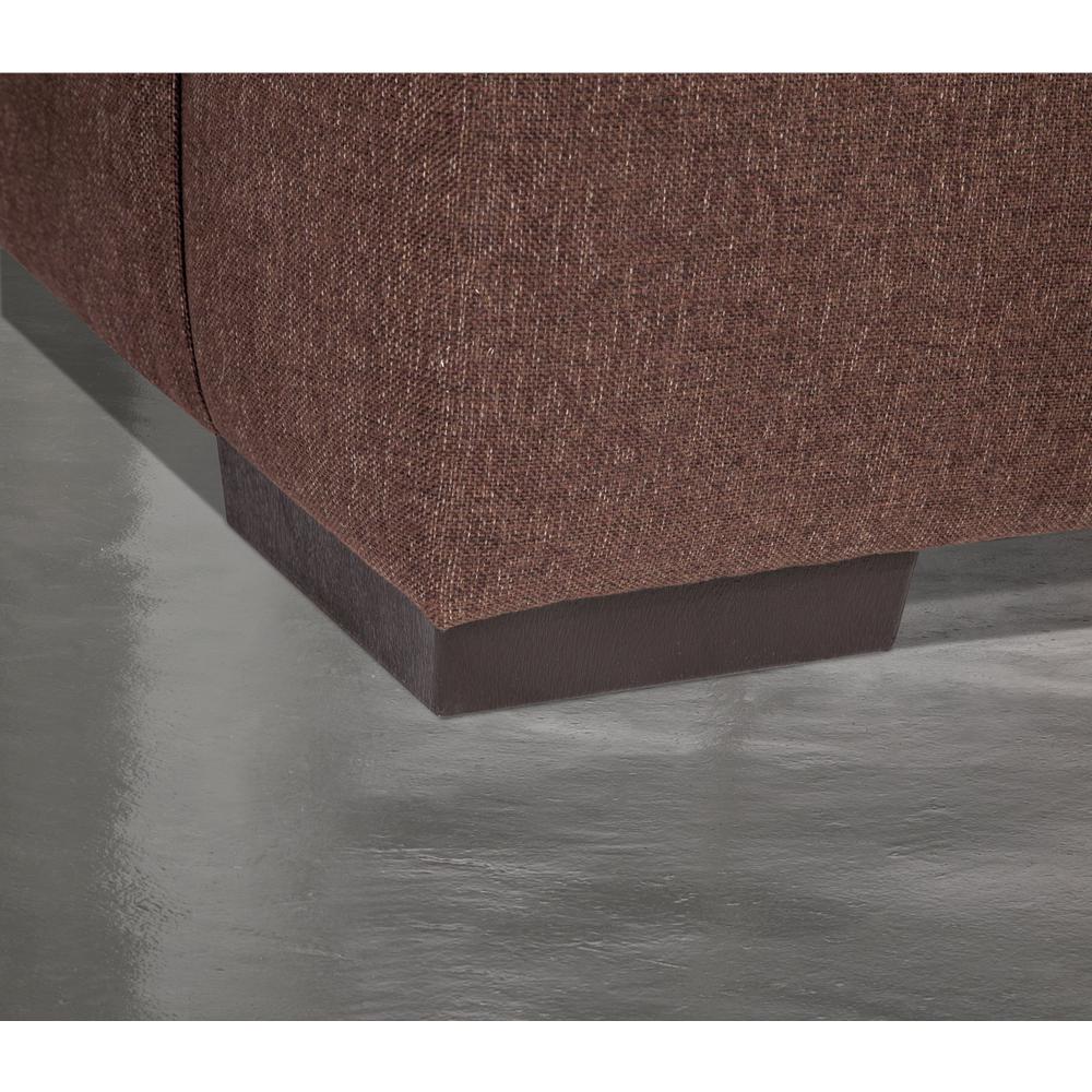 American Furniture Classics Model 8-010-A65V2 Earthtone Cinnamon Sloped Track Arm Sofa. Picture 8