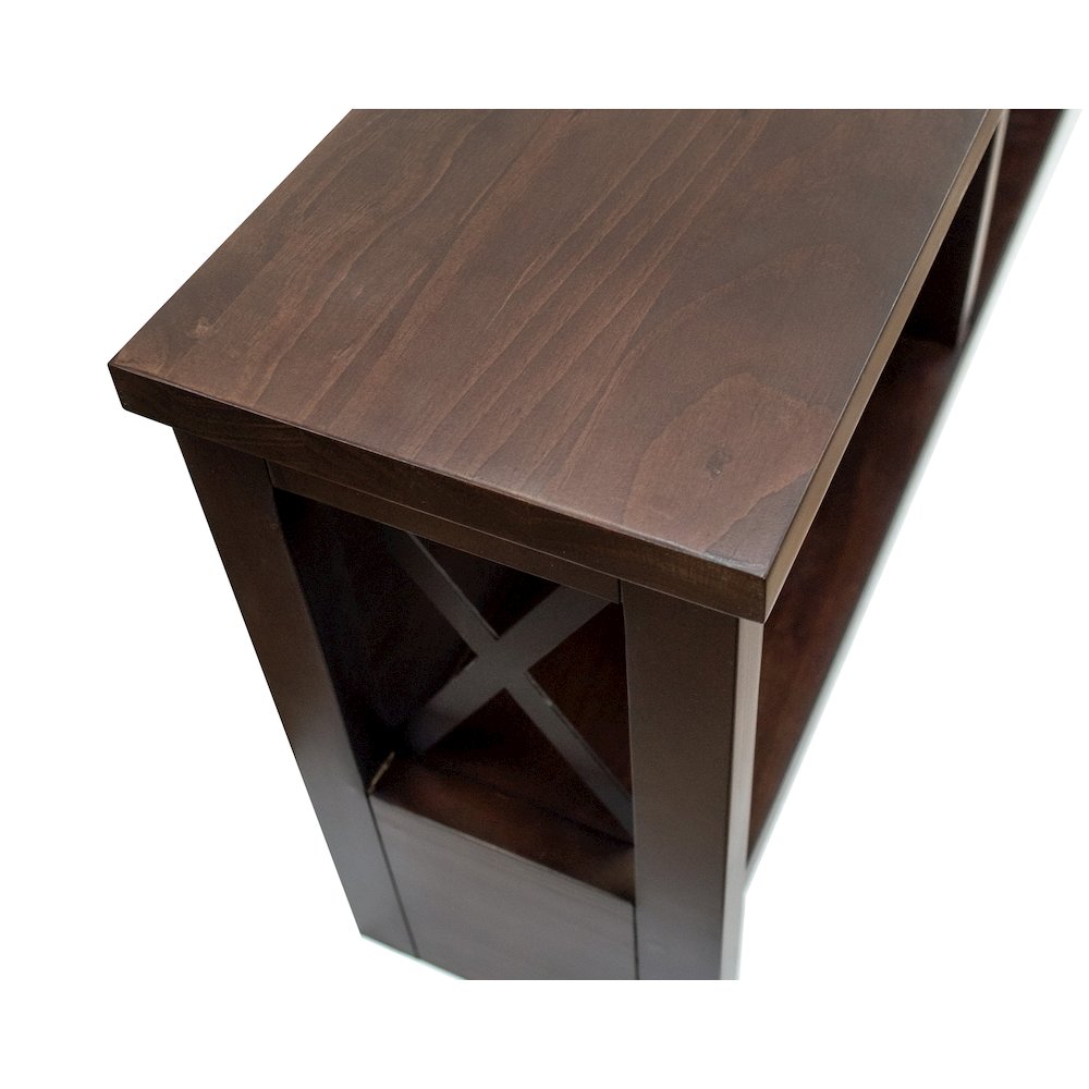 Decorative Coat Rack and Storage Accent Rack in Espresso. Picture 7