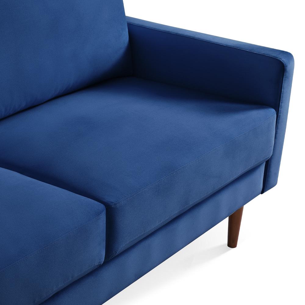 69 Inch Wide Upholstered Two Cushion Sofa with Square Arms. Picture 9