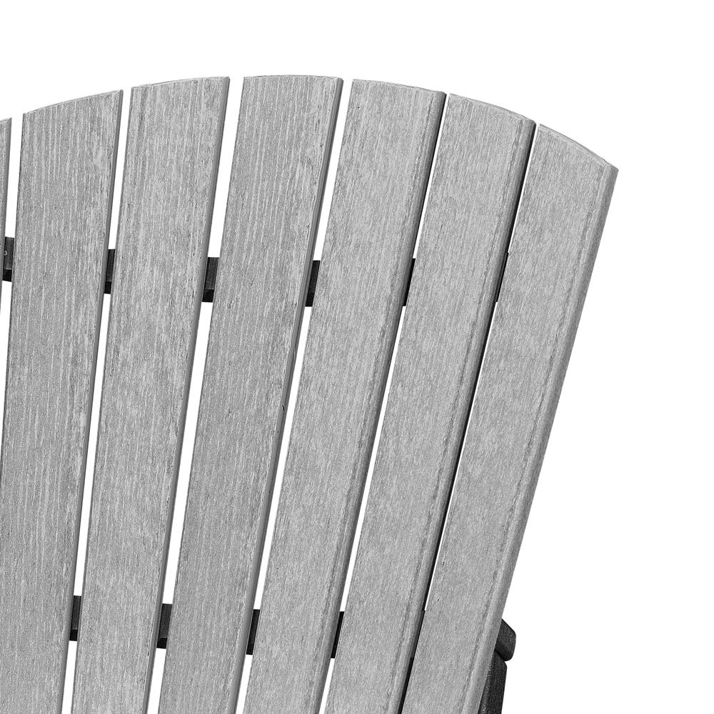 OS Home and Office Rocking Chair in Light Grey with a Black Base. Picture 4