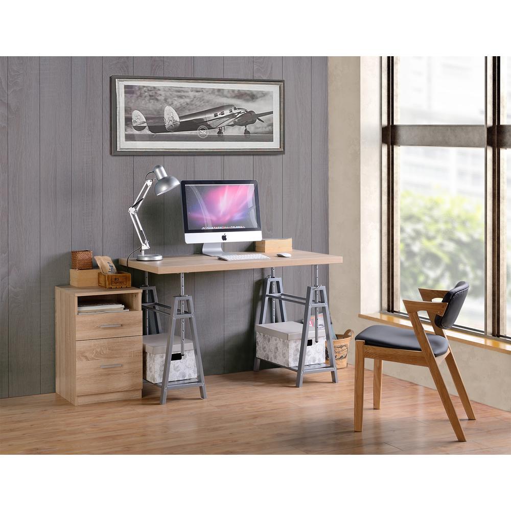 Kyndall Laine Select Model KYLN22 Variable Height Desk with Metal Base. Picture 6