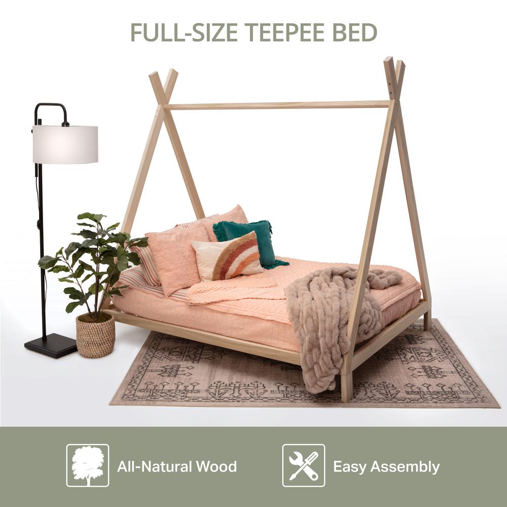 American Furniture Classics Full Size Teepee Bed with Raised Base. Picture 4