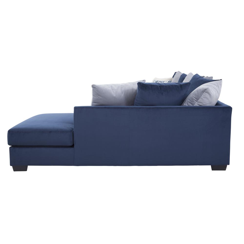 American Furniture L Shaped Sectional Sofa with 8 Back Pillows and 4 Accent Pillows. Picture 10