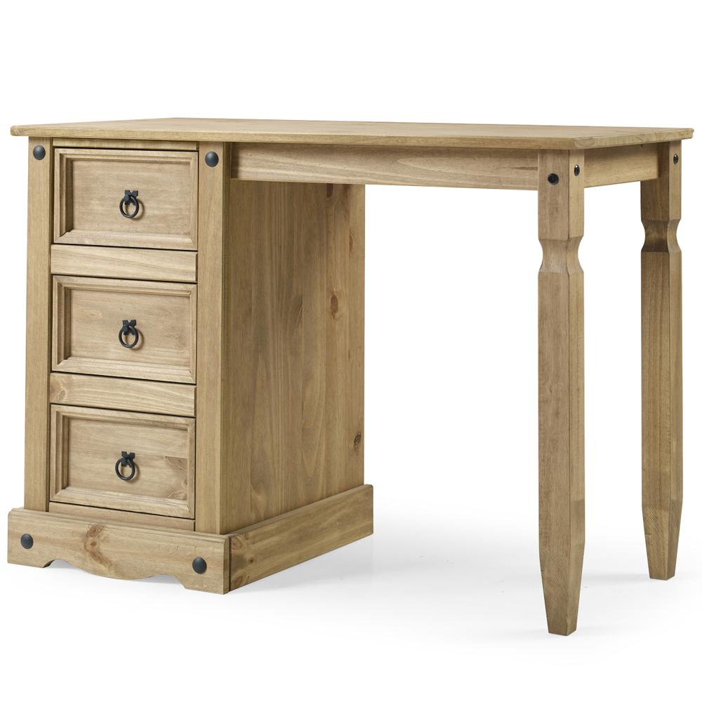 Model COR518 Cottage Series Wood Vanity/Desk in Corona Brown. Picture 1