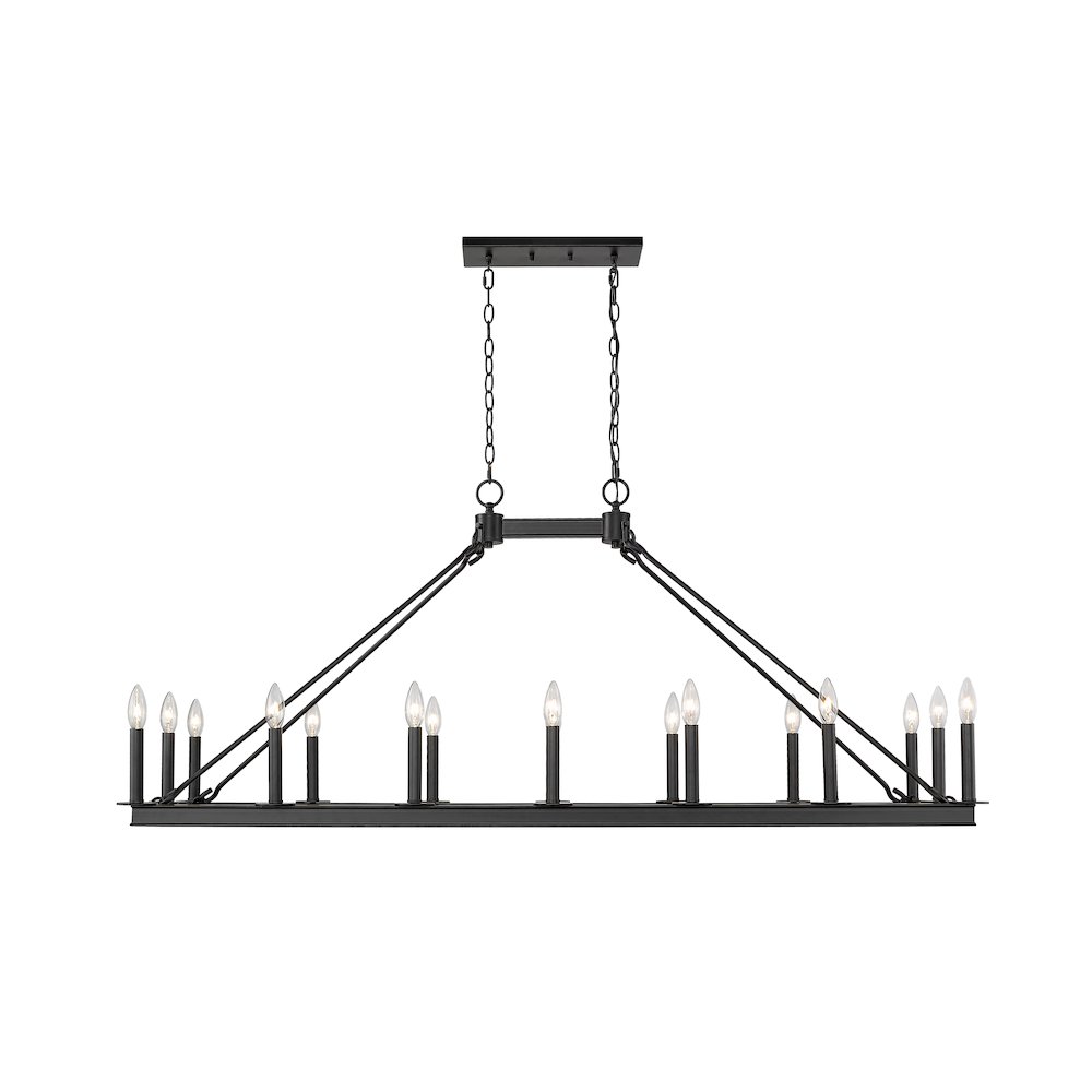 Z-Lite 16 Light Linear Chandelier. Picture 2
