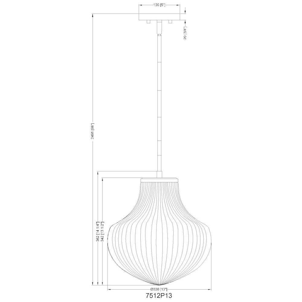 Z-Lite 1 Light Pendant. Picture 8