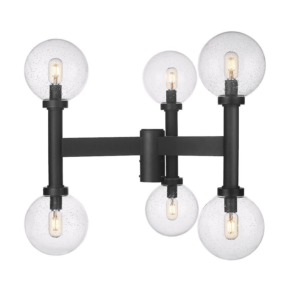 Z-Lite 6 Light Outdoor Post Mount Fixture. Picture 1
