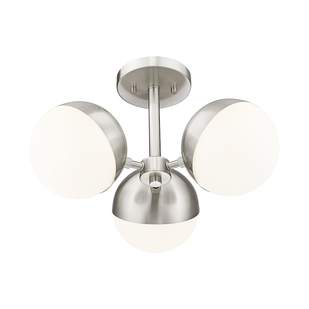 Z-Lite 3 Light Semi Flush Mount. Picture 3