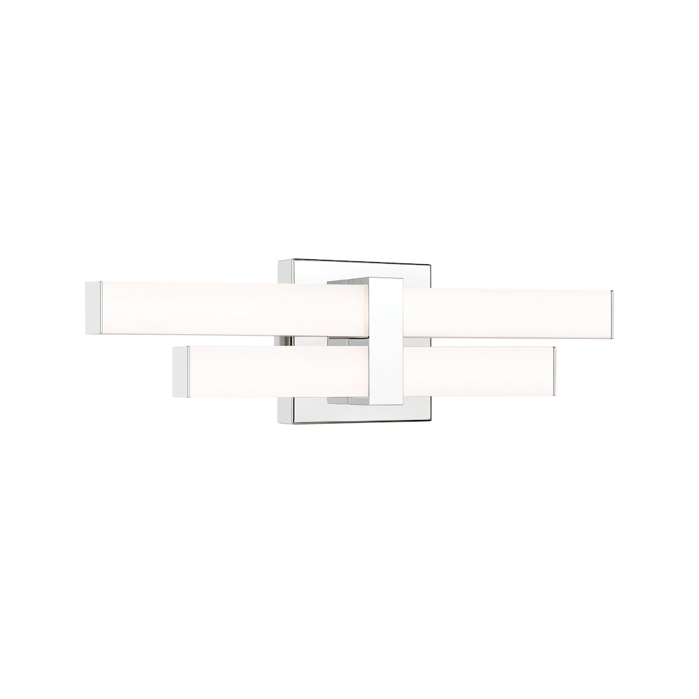 Z-Lite Zane 2 Light Vanity in Chrome  Frame Finish. Picture 1