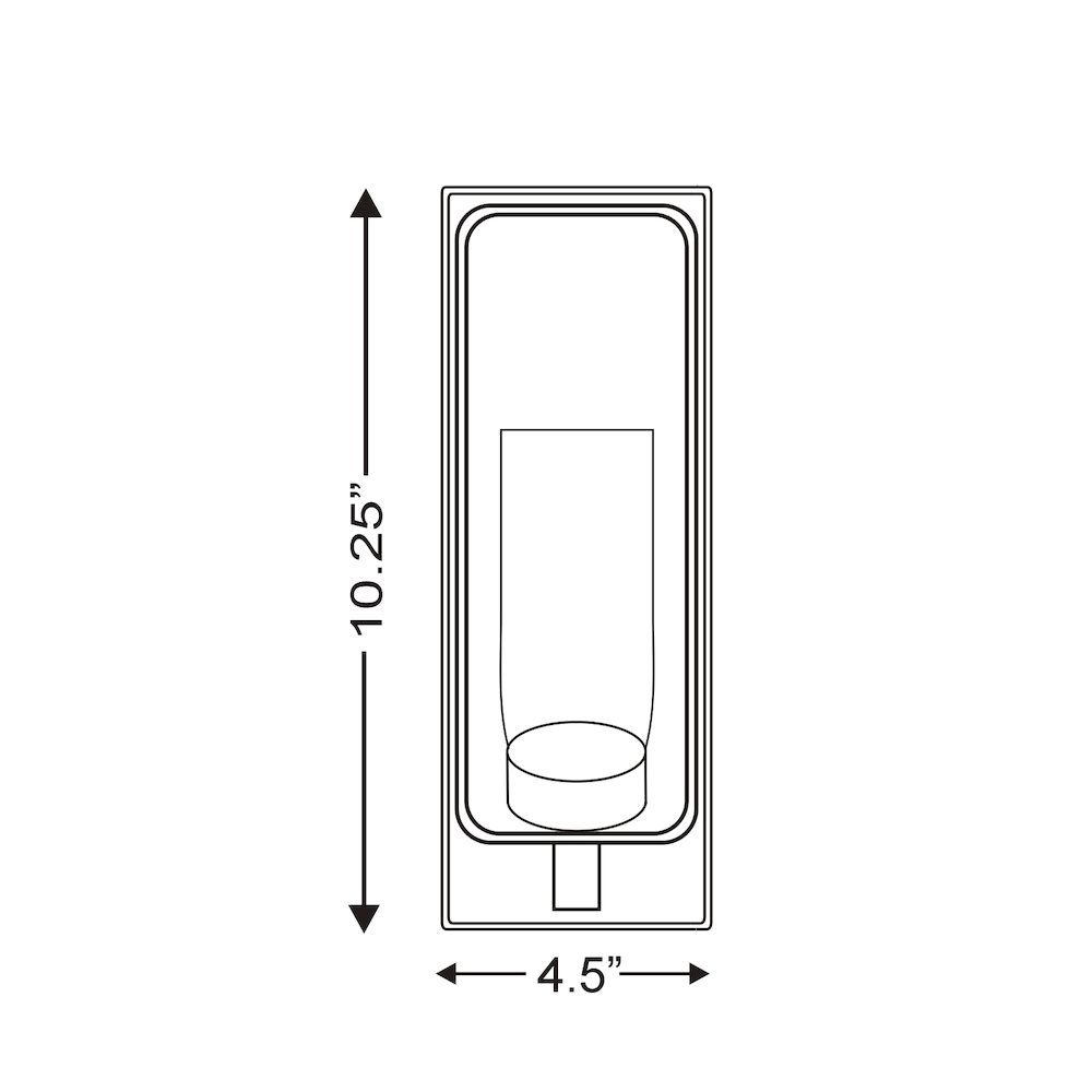 Z-Lite 1 Light Wall Sconce. Picture 8