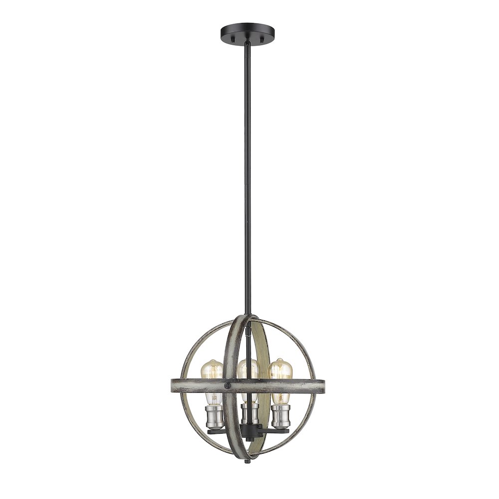Z-Lite 3 Light Pendant. Picture 1
