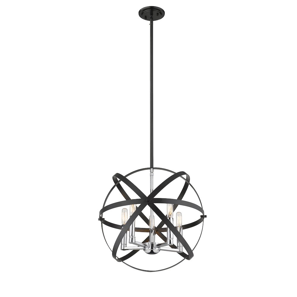 Z-Lite 5 Light Pendant. Picture 4