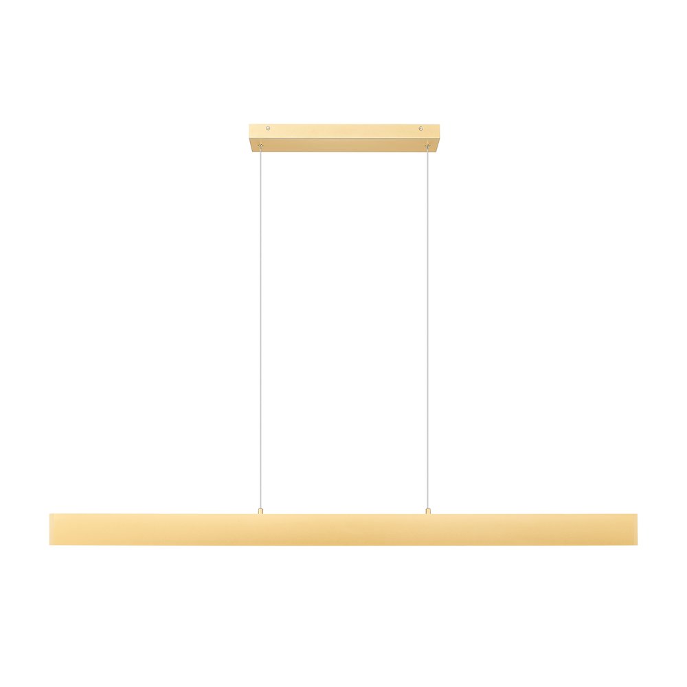 Z-Lite 1 Light Linear Chandelier, Gold. Picture 2