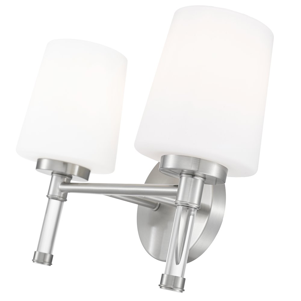 Z-Lite 2 Light Vanity, Brushed Nickel. Picture 4