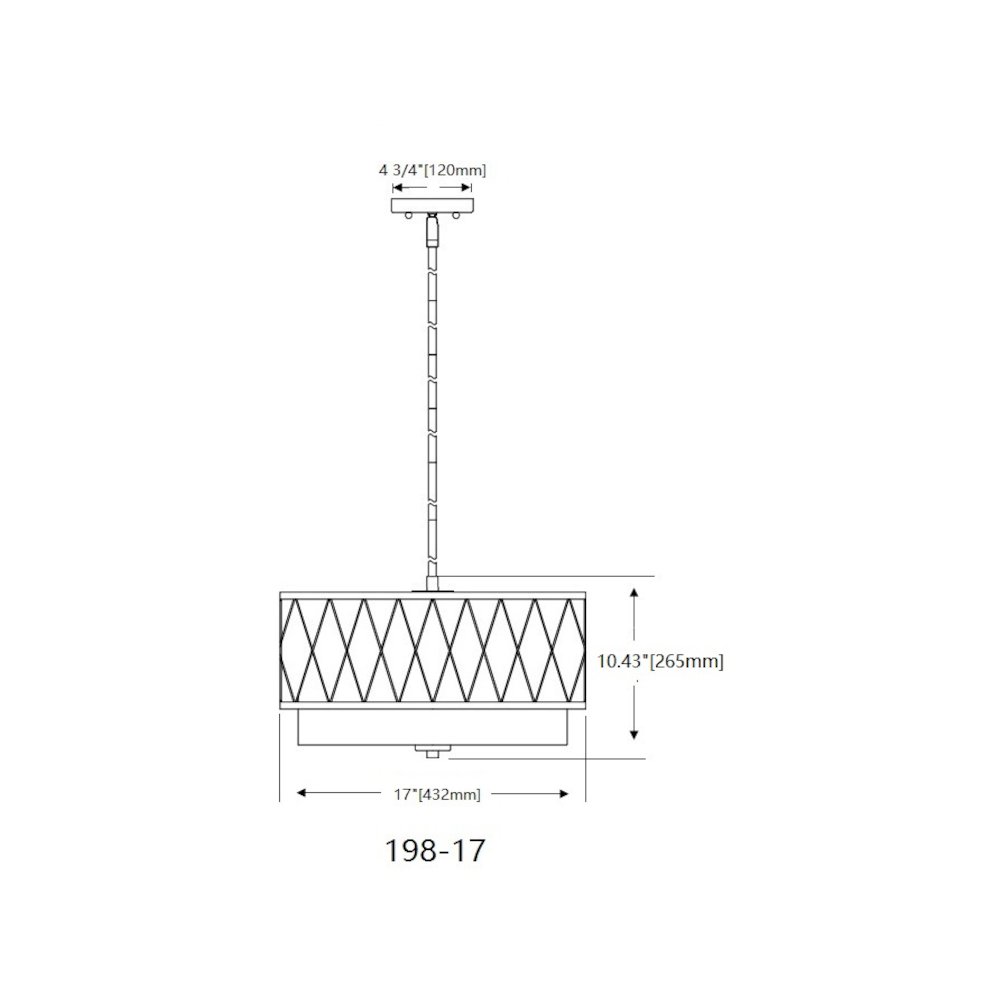 Z-Lite 3 Light Pendant. Picture 8