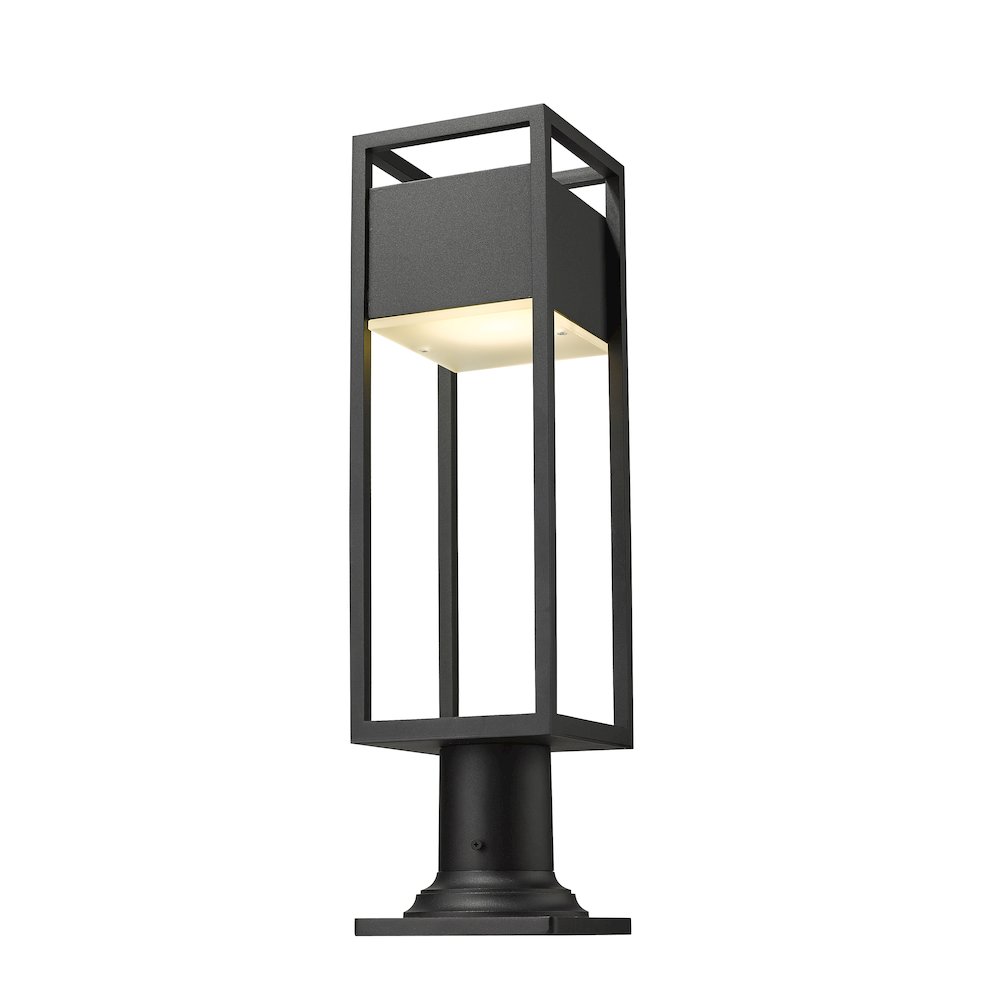 Z-Lite 1 Light Outdoor Pier Mounted Fixture. Picture 3