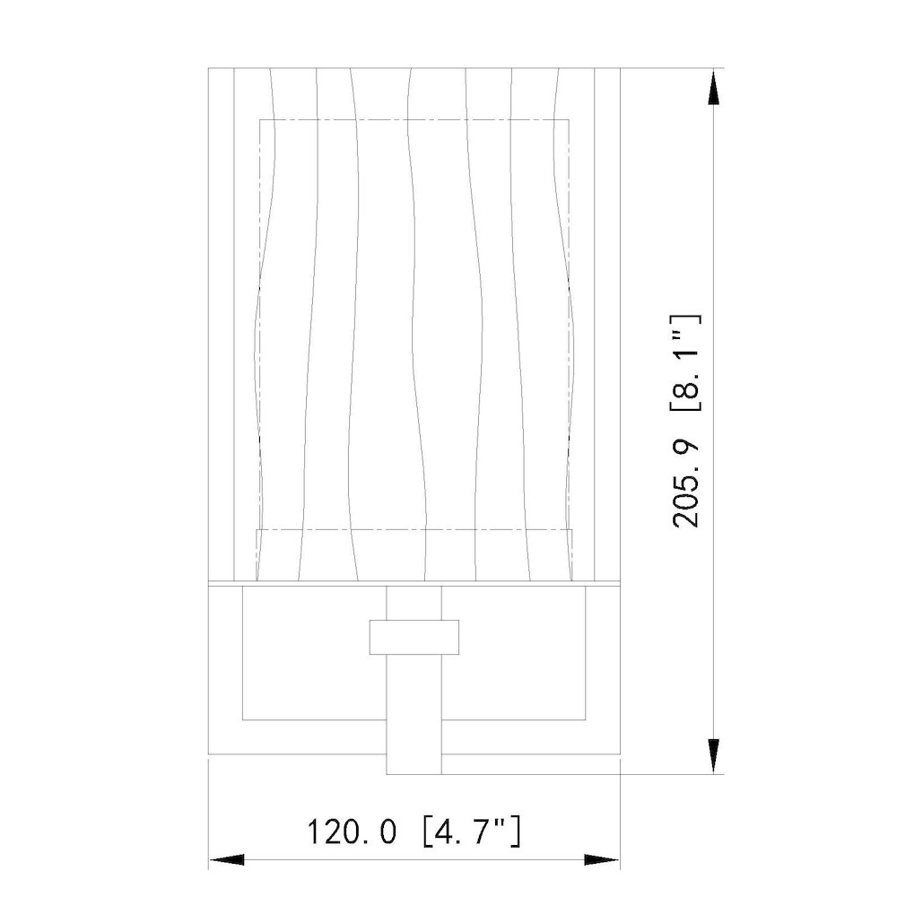 Z-Lite 1 Light Wall Sconce. Picture 8