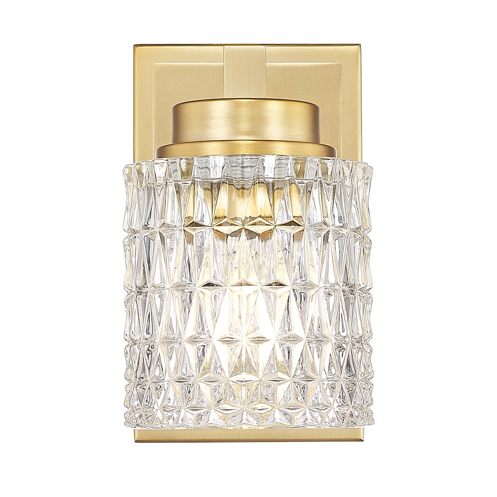 Z-Lite 1 Light Wall Sconce, Modern Gold. Picture 2